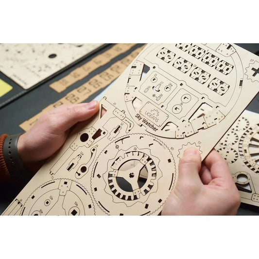 Sky Watcher Tourbillon Table Clock 3D Wood Model Kit UGEARS - BIG FRENCHIES
