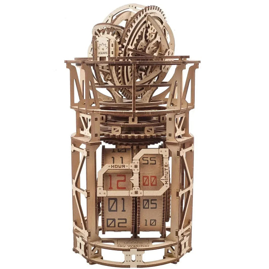 Sky Watcher Tourbillon Table Clock 3D Wood Model Kit UGEARS - BIG FRENCHIES