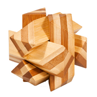 Slanting Knot 3D Bamboo Puzzle Fridolin