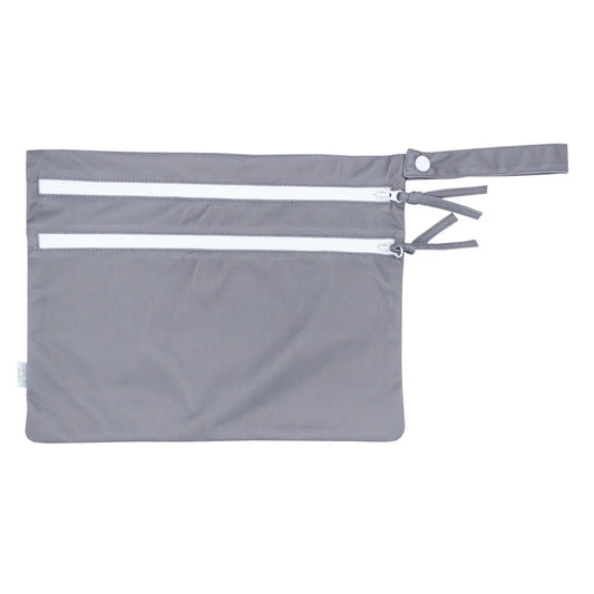 Solid Slate Minimalist - Waterproof Wet Bag (For mealtime, on-the-go, and more!) - BIG FRENCHIES