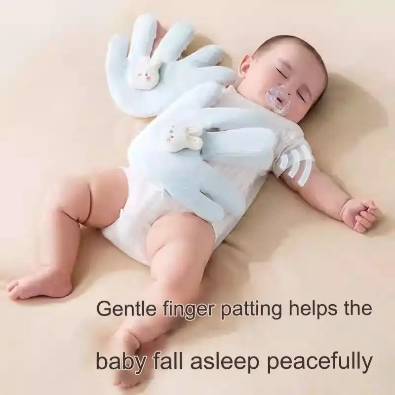 Sleeping Palm Baby Sensory Toy - Soft Plush Comfort Companion for Newborns & Infants
