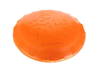 Bottle Top Flyer Rubber Frisbee for Dogs | Orange | Vet Approved | USA Made - BIG FRENCHIES