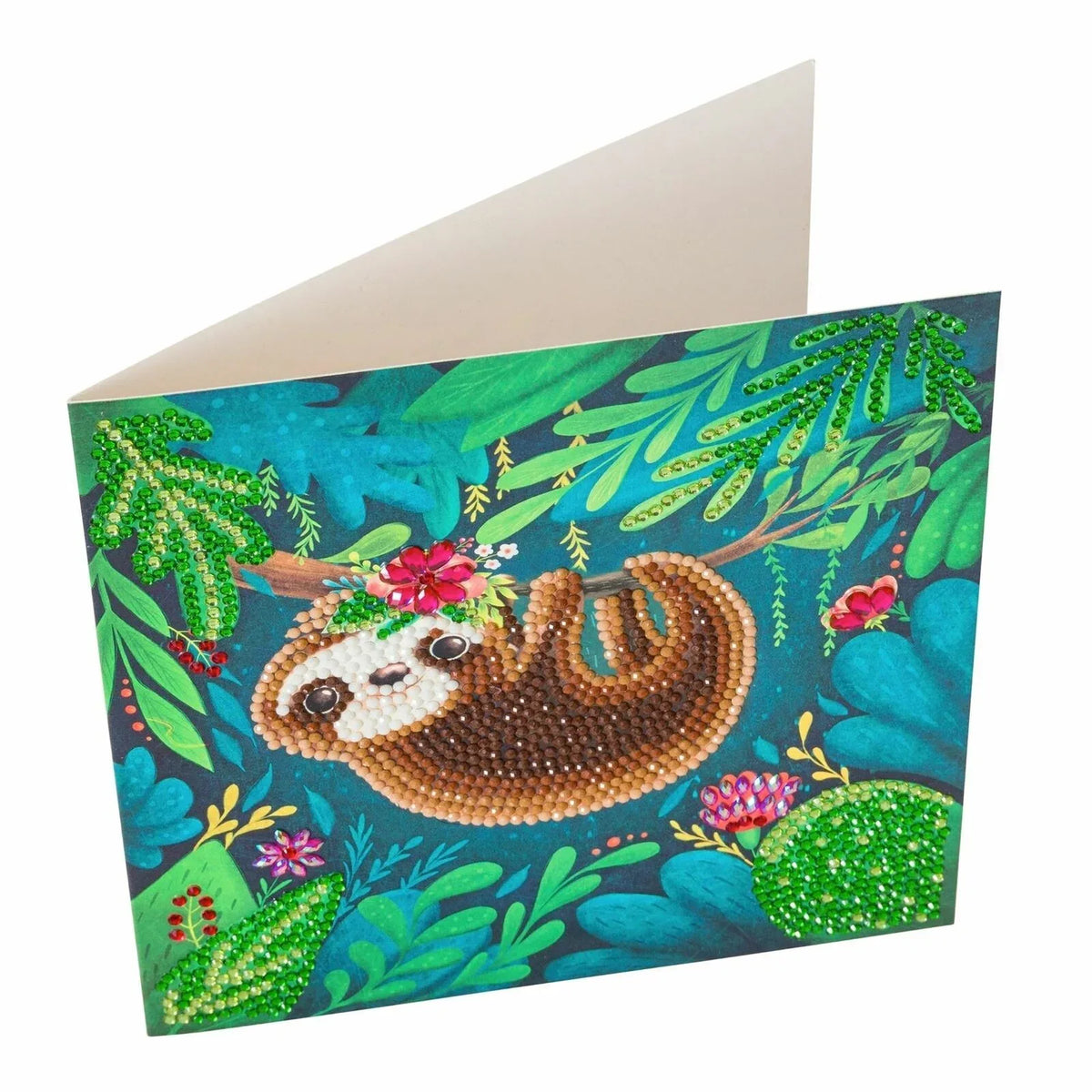 Sloth Crystal Art Card Kit Craft Buddy - BIG FRENCHIES