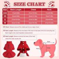 Small Dog Fleece Sweater Dress with Skirt & D-Ring Winter Puppy Outfit