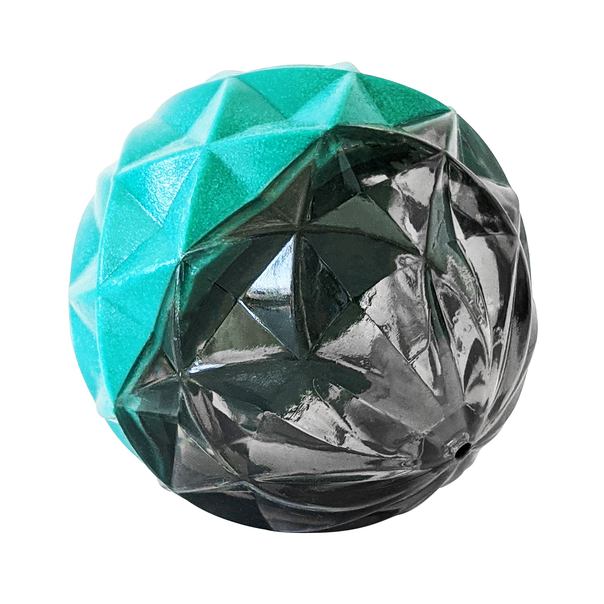 Country Living Geometric Textured Ball Dog Chew Toy, Interactive Rubber Toy for Mental Stimulation – Small - BIG FRENCHIES