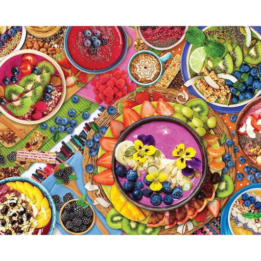 Smoothie Bowls 1000 Piece Jigsaw Puzzle Springbok - BIG FRENCHIES