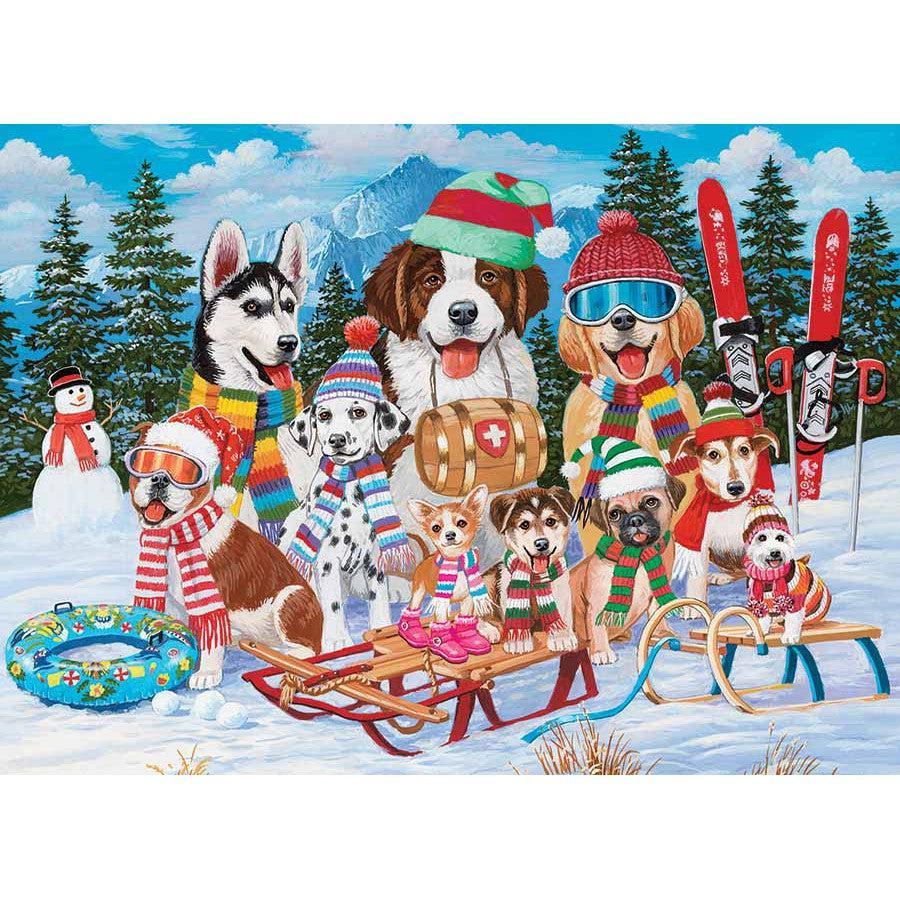 Snow Day! 500 Piece Jigsaw Puzzle Cobble Hill - BIG FRENCHIES
