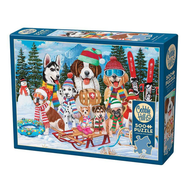 Snow Day! 500 Piece Jigsaw Puzzle Cobble Hill - BIG FRENCHIES