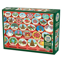 Snow Globe Cookies 1000 Piece Jigsaw Puzzle Cobble Hill