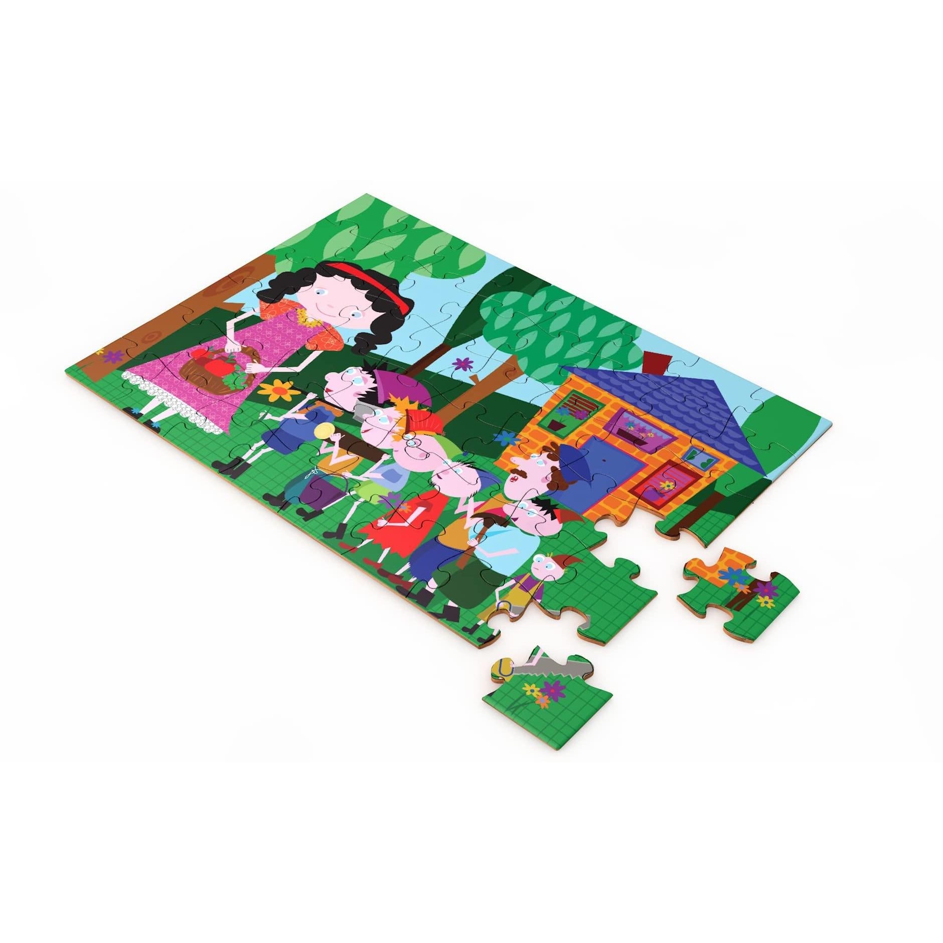 Snow White 48 Piece Jigsaw Puzzle Purple Cow