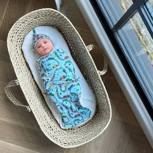 Snugababe Swaddle™ Sleep Pod - Cars - BIG FRENCHIES