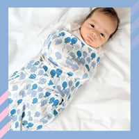 Snugababe Swaddle™ Sleep Pod - Blue Balloons - BIG FRENCHIES