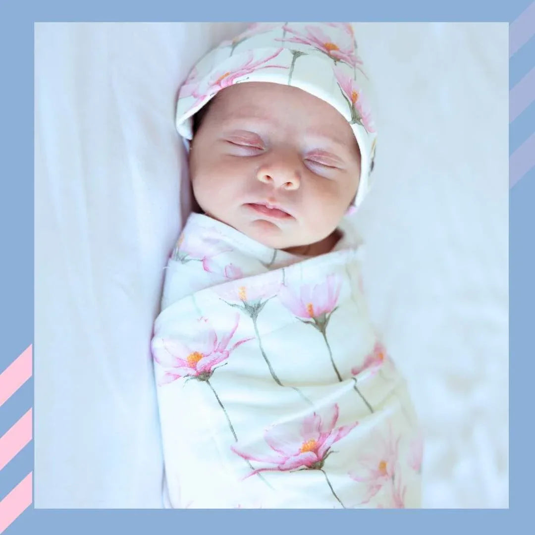 Snugababe Swaddle™ Sleep Pod - Pink Petals - BIG FRENCHIES