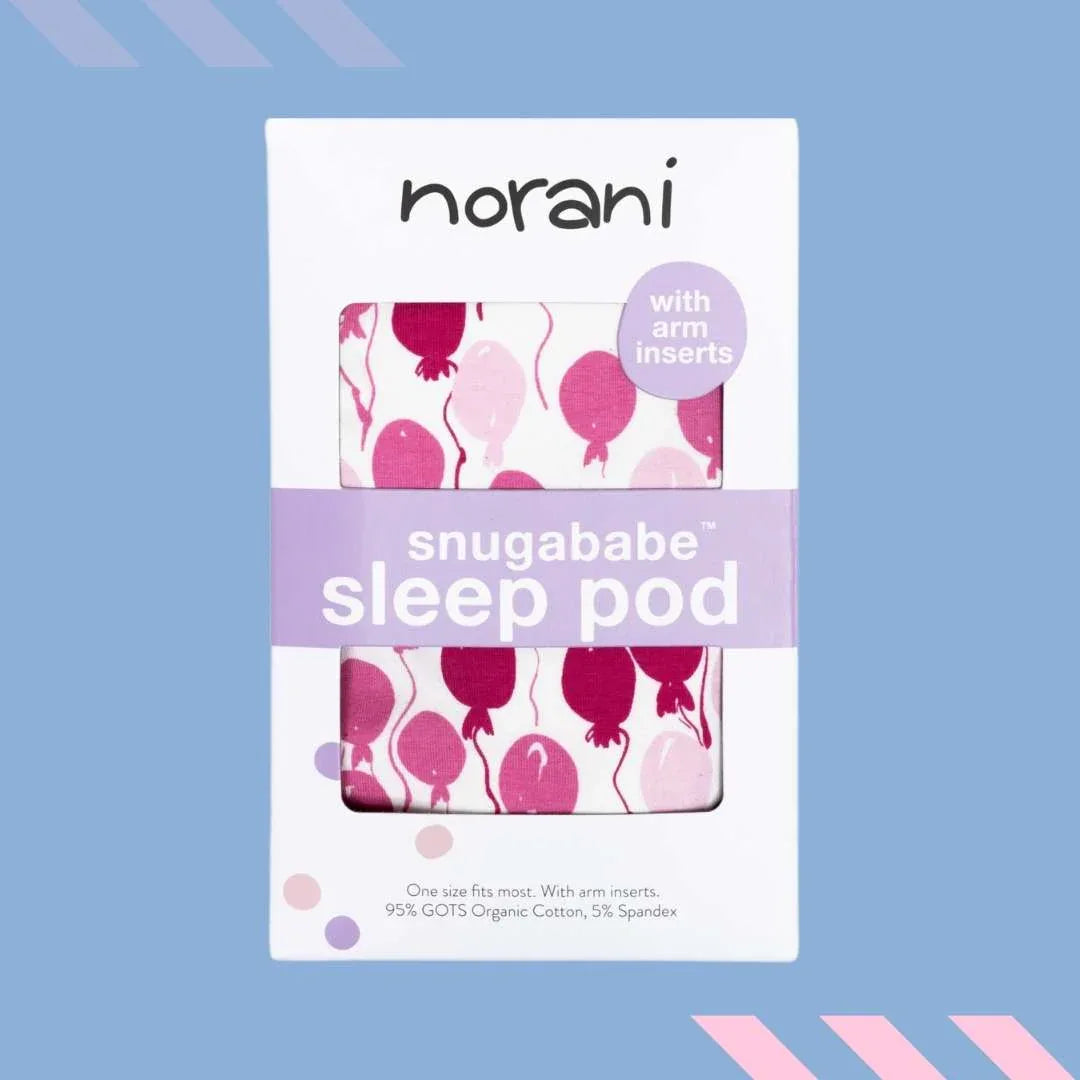 Snugababe Swaddle™ Sleep Pod - Pink Balloons - BIG FRENCHIES