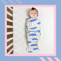 Snugababe Swaddle™ Sleep Pod - Blue Clouds - BIG FRENCHIES