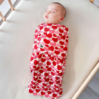 Snugababe Swaddle™ Sleep Pod - Red & Pink Hearts - BIG FRENCHIES