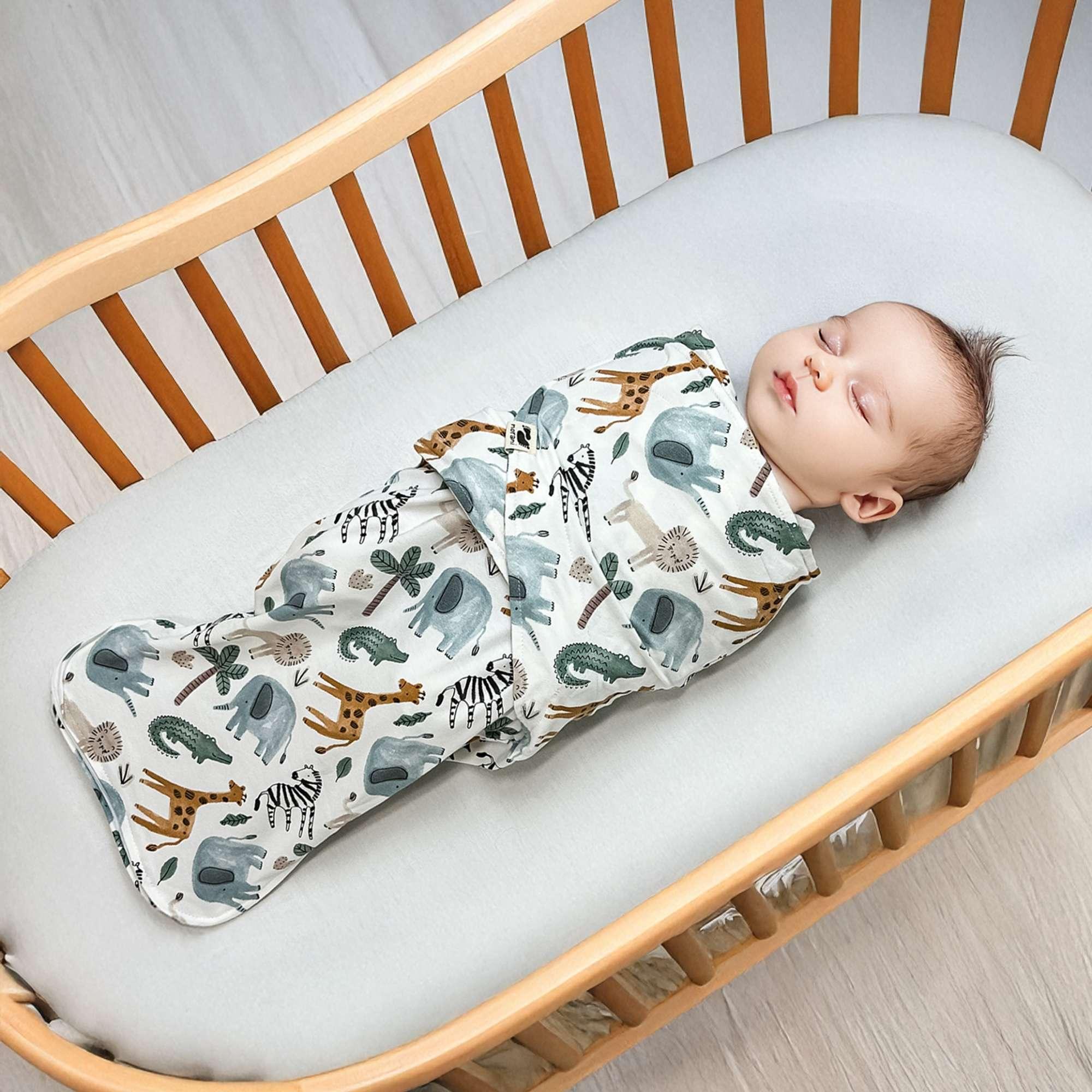 Snugababe Swaddle™ Sleep Pod - Safari Animals - BIG FRENCHIES