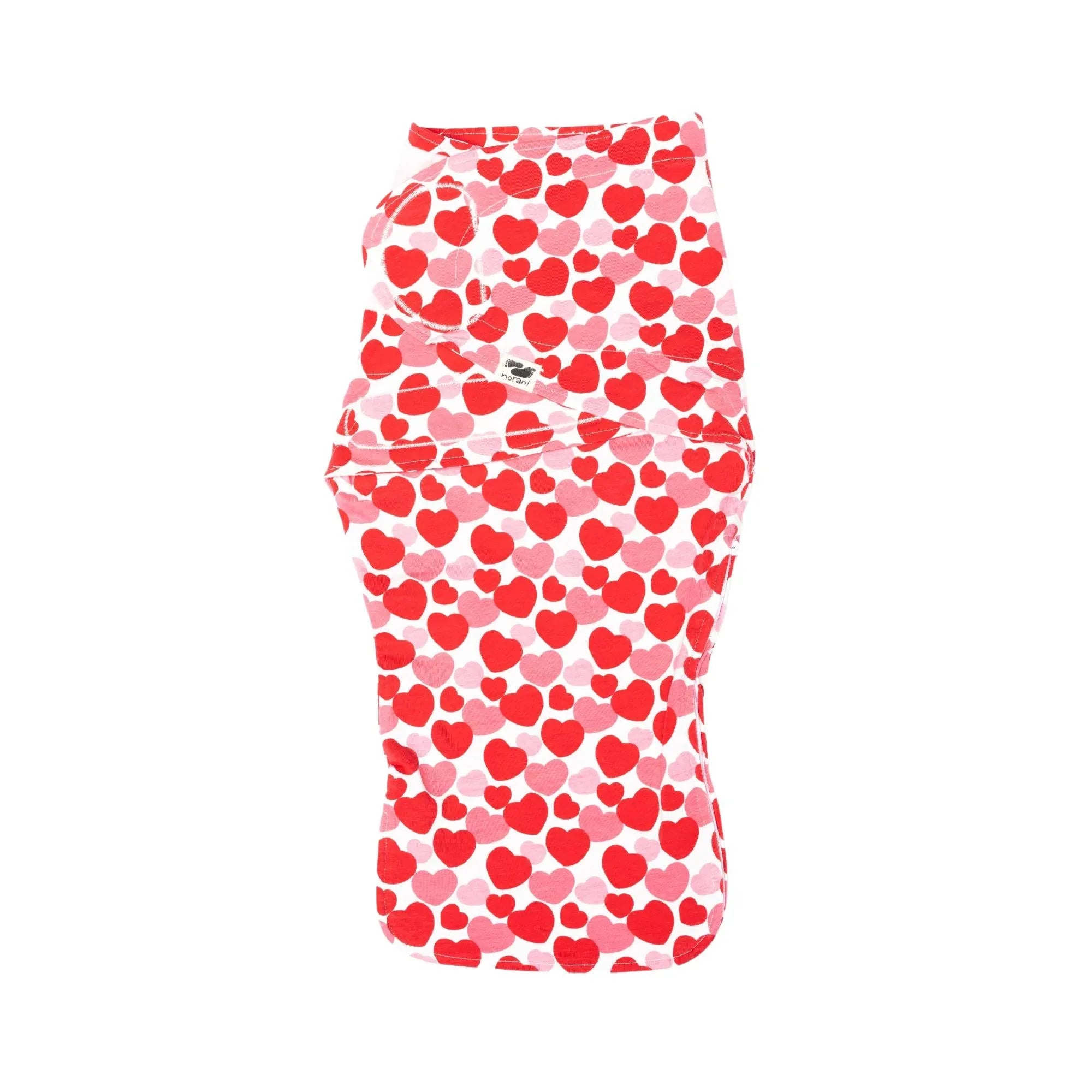 Snugababe Swaddle™ Sleep Pod - Red & Pink Hearts - BIG FRENCHIES