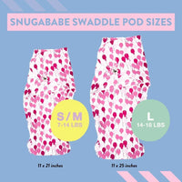 Snugababe Swaddle™ Sleep Pod - Pink Balloons - BIG FRENCHIES