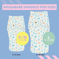 Snugababe Swaddle™ Sleep Pod - Robots - BIG FRENCHIES