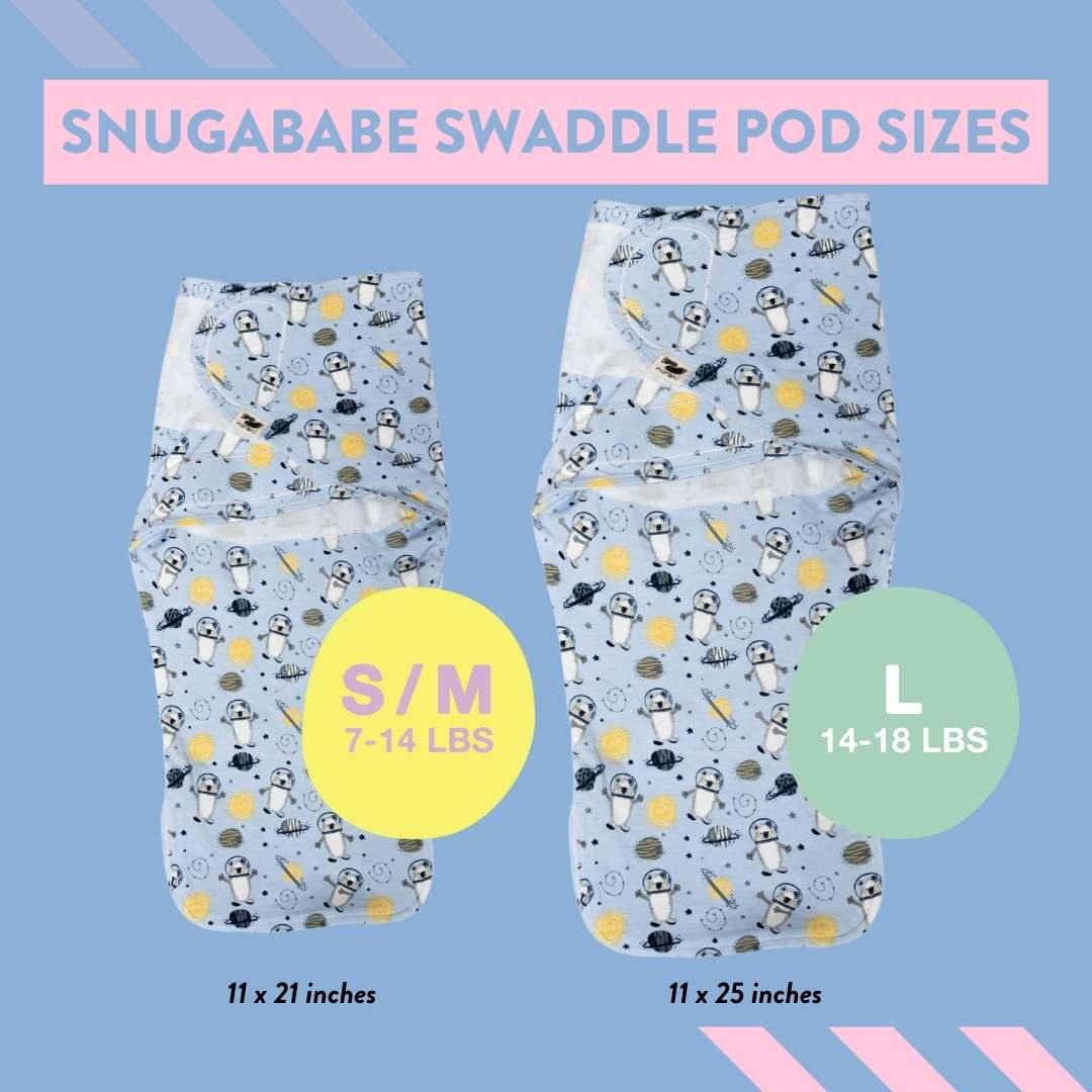 Snugababe Swaddle™ Sleep Pod - Space Bears - BIG FRENCHIES