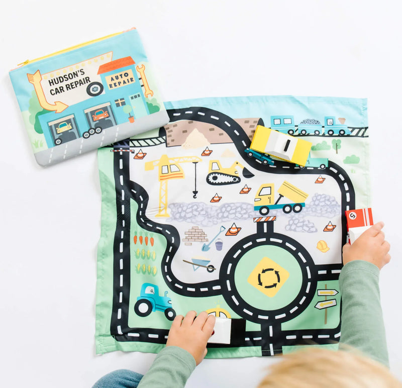 Toy Car Mat & Pouch: All-in-one Travel Entertainment! - BIG FRENCHIES