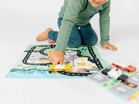 Toy Car Mat & Pouch: All-in-one Travel Entertainment! - BIG FRENCHIES