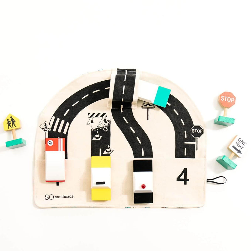 Car Play Mat: "The fun mat is so easy to travel with!" - BIG FRENCHIES