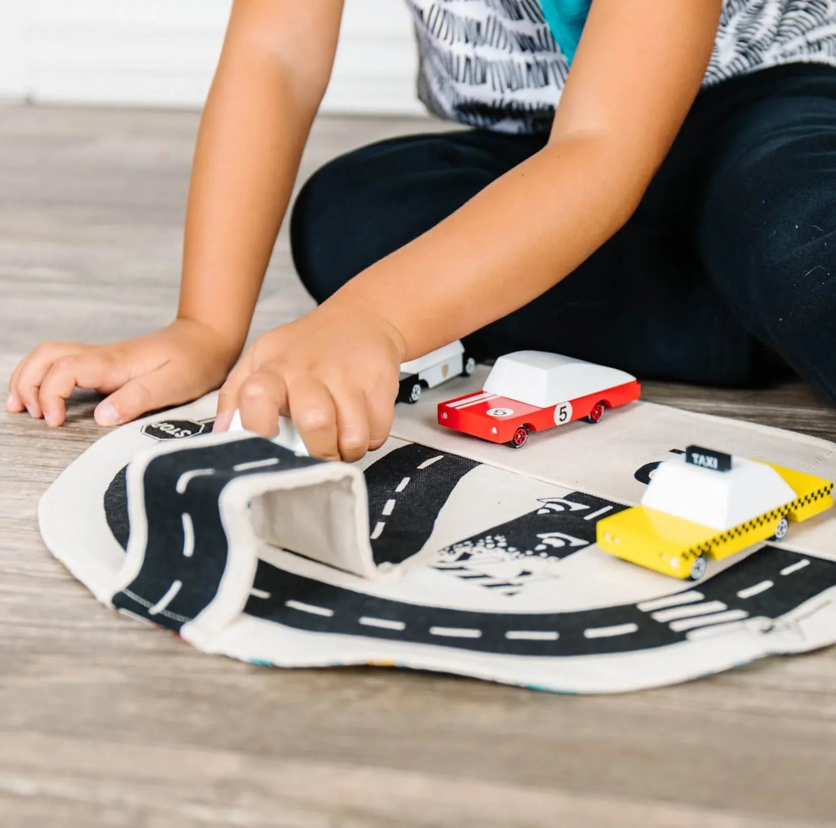 Car Play Mat: "The fun mat is so easy to travel with!" - BIG FRENCHIES