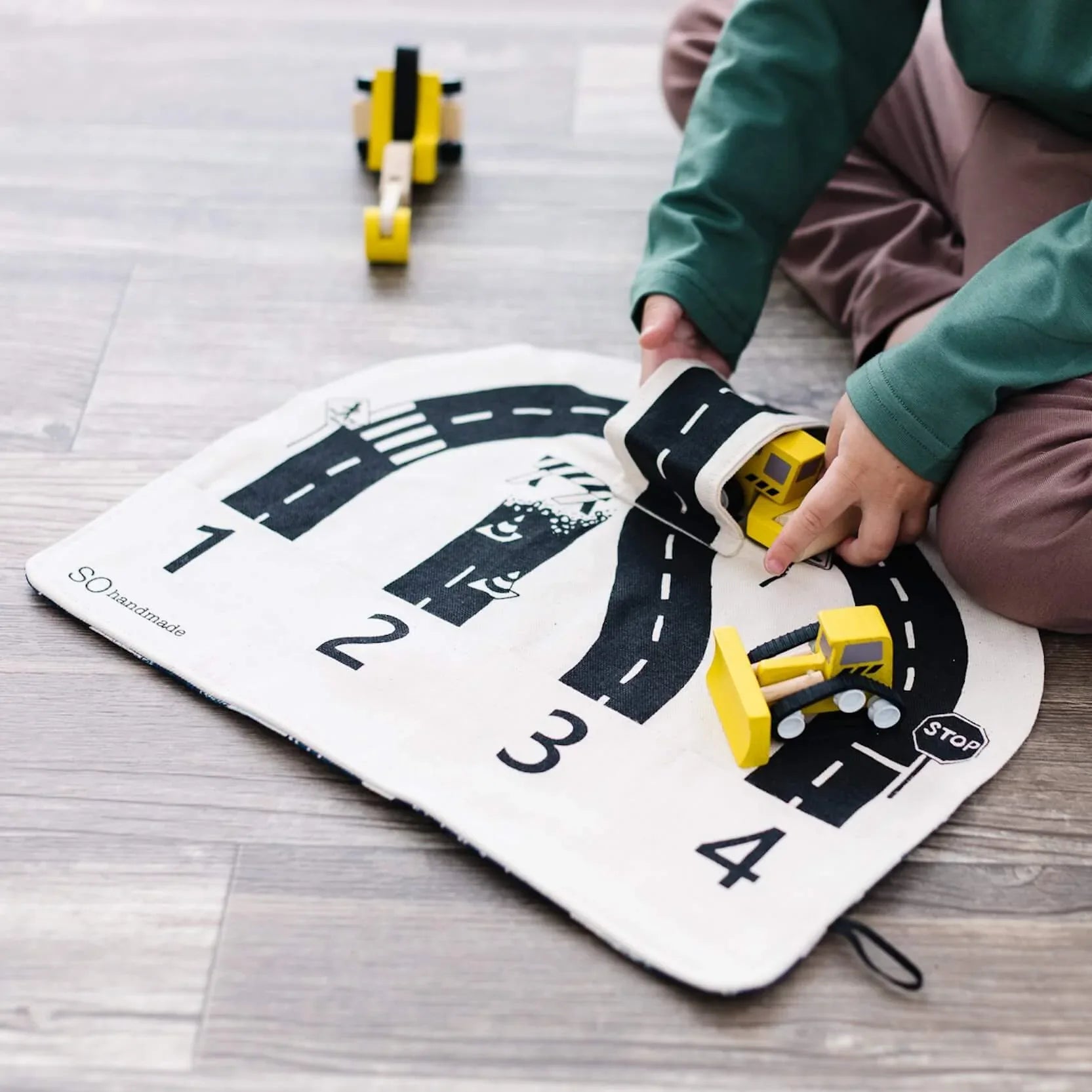 Car Play Mat: "The fun mat is so easy to travel with!" - BIG FRENCHIES