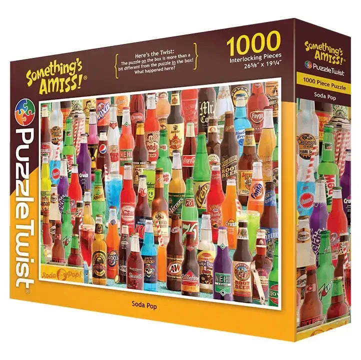 Soda Pop "Something's Amiss!" 1000 Piece Jigsaw Puzzle PuzzleTwist - BIG FRENCHIES