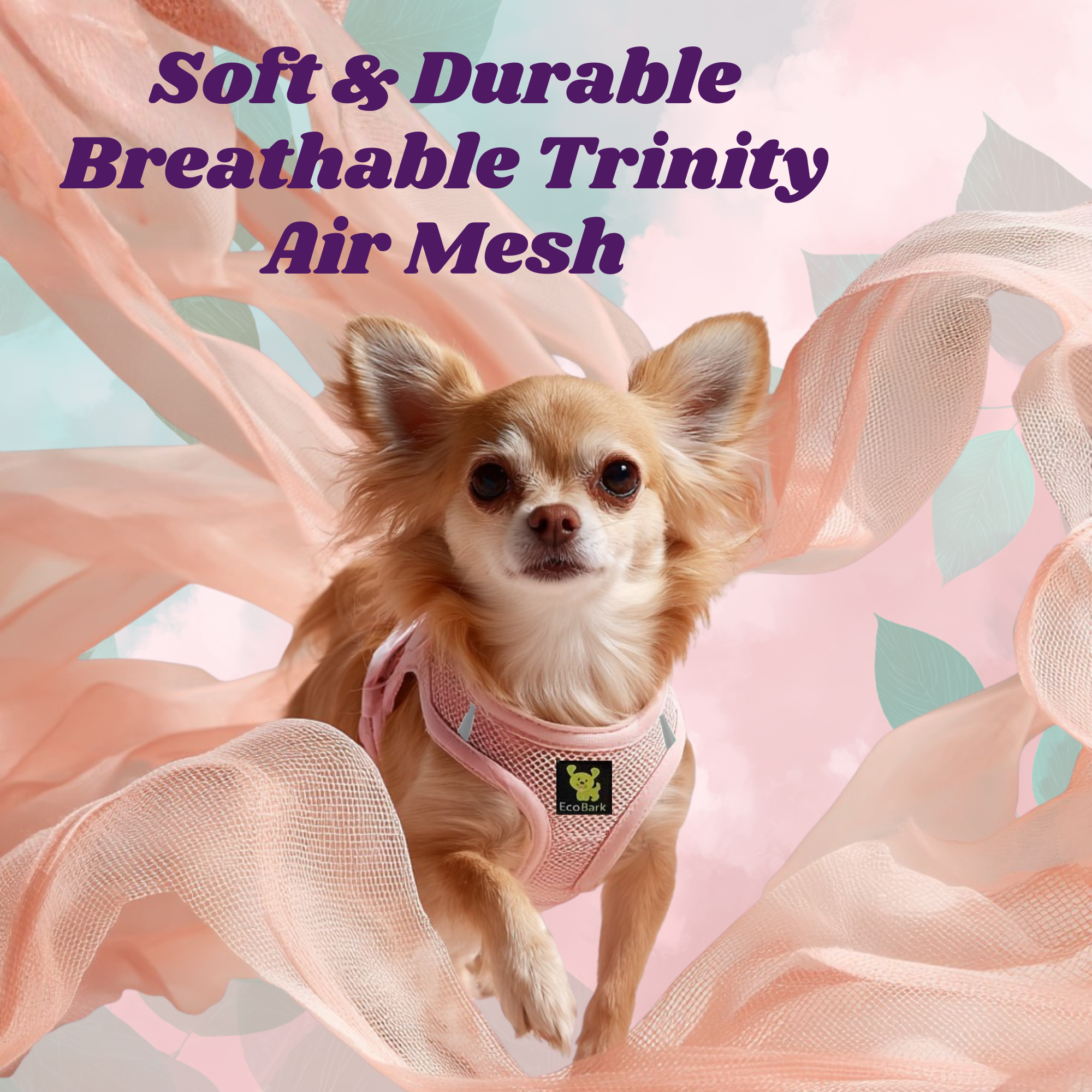 Rapid Fastener Step In Dog Harnesses - 30 Colors & Patterns / Baby Pink - BIG FRENCHIES