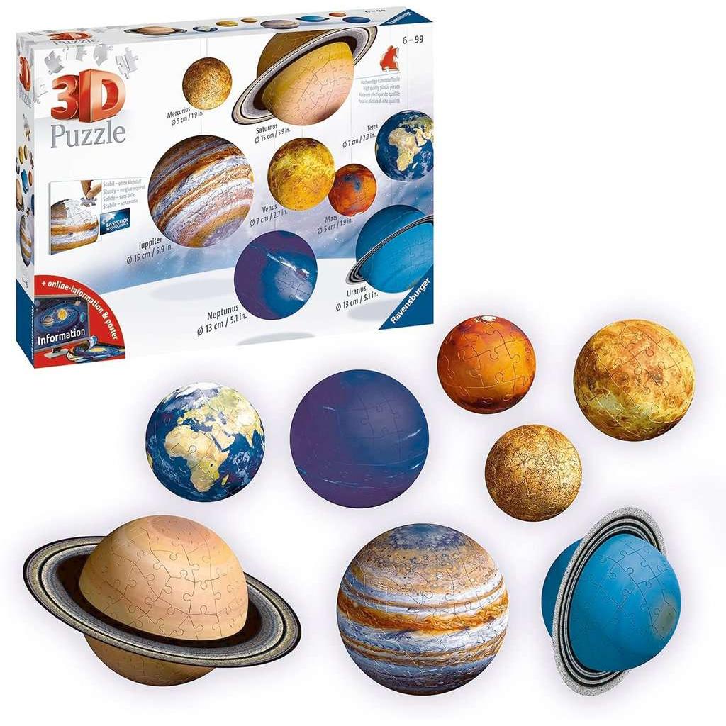 Solar System 540 Piece 3D Jigsaw Puzzle Ravensburger