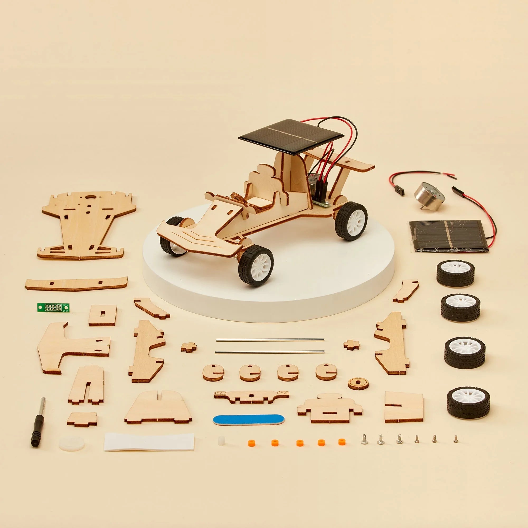 Solar Race Car DIY Kit, Educational STEM Toy - BIG FRENCHIES