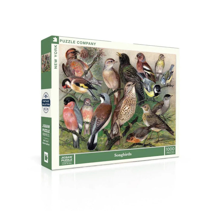 Songbirds 1000 Piece Jigsaw Puzzle NYPC - BIG FRENCHIES