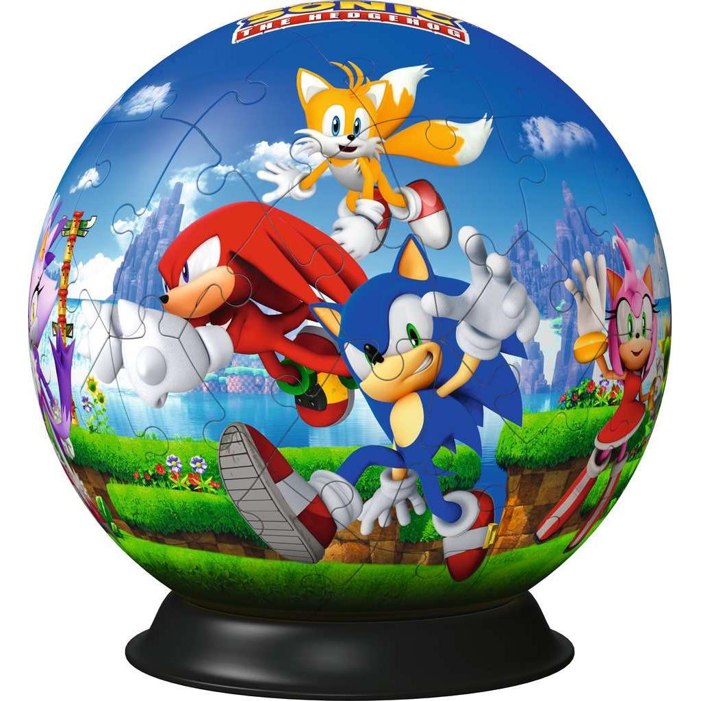 Sonic the Hedgehog Ball 73 Piece 3D Jigsaw Puzzle Ravensburger