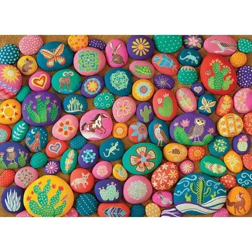 Southwest Stones 1000 Piece Jigsaw Puzzle Cobble Hill - BIG FRENCHIES
