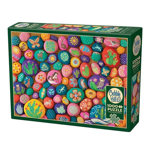 Southwest Stones 1000 Piece Jigsaw Puzzle Cobble Hill - BIG FRENCHIES