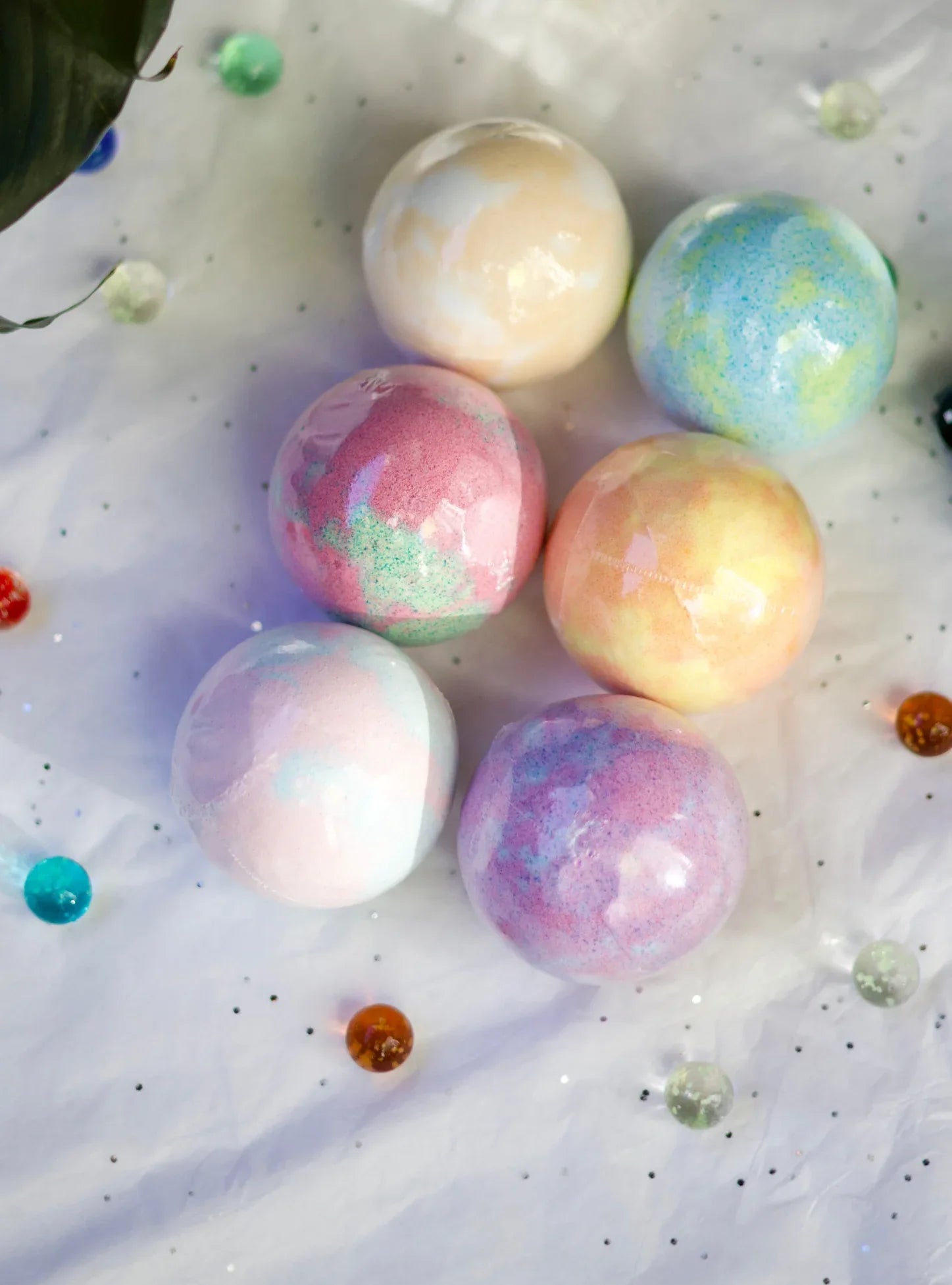 EvolutionUSA 6pc Space Bath Bombs for Boys & Girls, 6 Planet Bath Balls with Toy Hidden Inside, Organic Hypoallerganic Childrens Bathbombs, Cosmic Fun Space Surprise, Gift Set Birthday, Christmas, Easter - BIG FRENCHIES