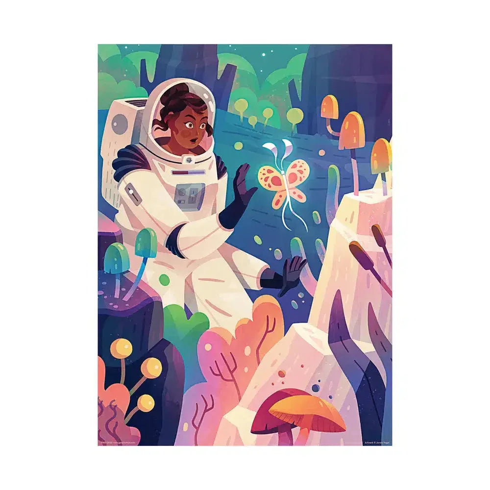 Space Butterfly 250 Piece Jigsaw Puzzle Fred - BIG FRENCHIES