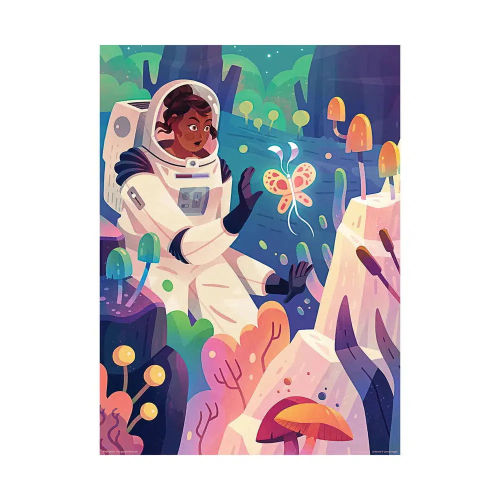 Space Butterfly 250 Piece Jigsaw Puzzle Fred