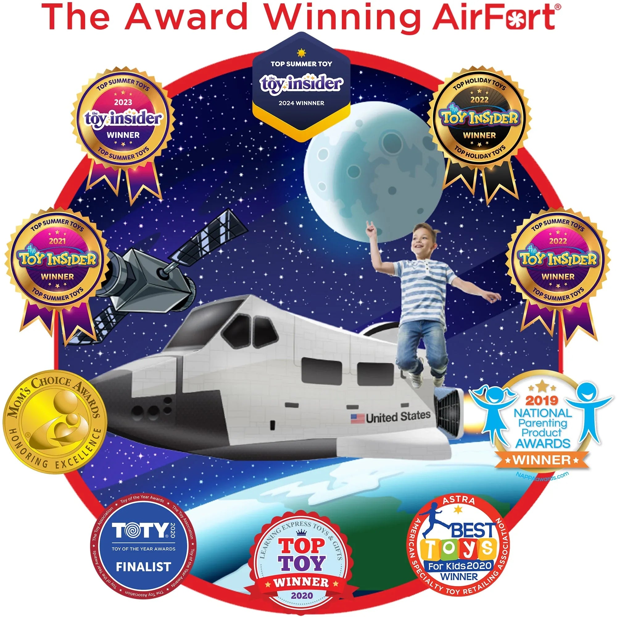 The Original AirFort - Space Shuttle - BIG FRENCHIES