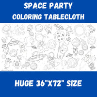 Space Coloring Tablecloth - BIG FRENCHIES