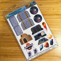 Space: Reusable Decals for Customizing Magnetic Tiles, Plastic Bricks, and more - BIG FRENCHIES