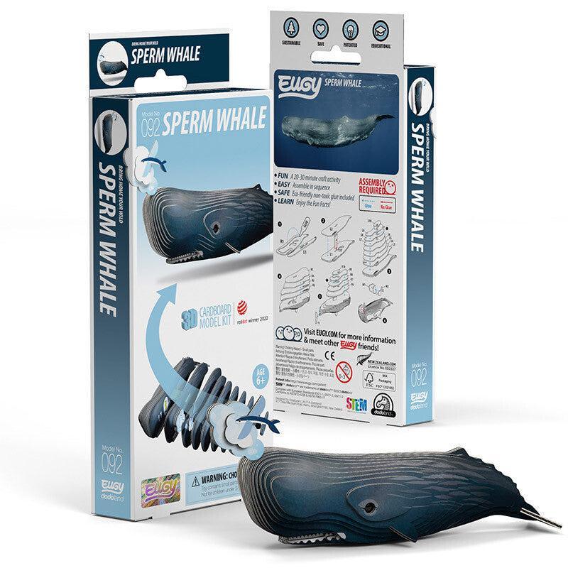 Sperm Whale 3D Cardboard Model Kit Eugy - BIG FRENCHIES