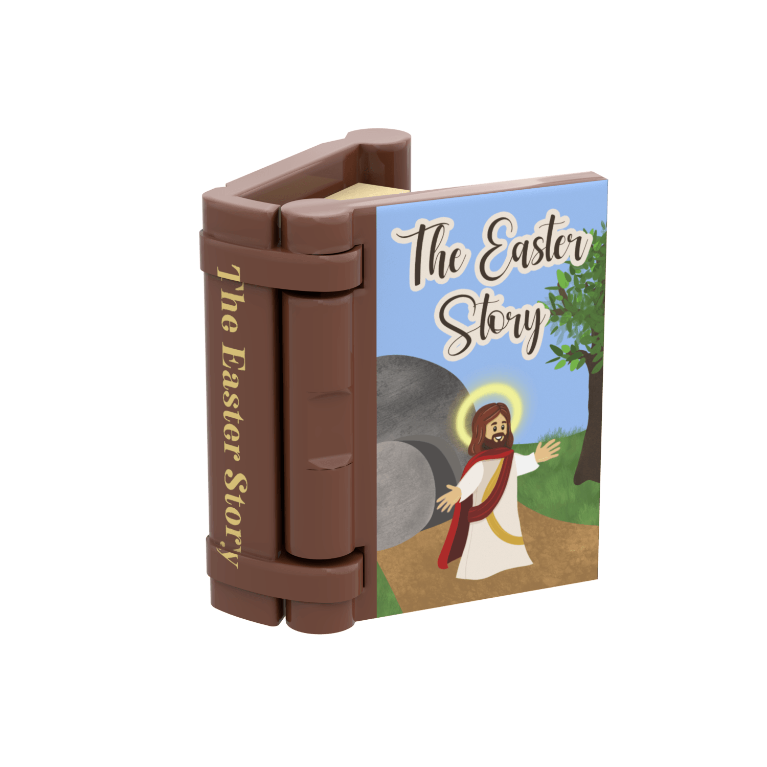 "The Easter Story" Book - Custom Printed Minifig Scale - Made using LEGO® Parts