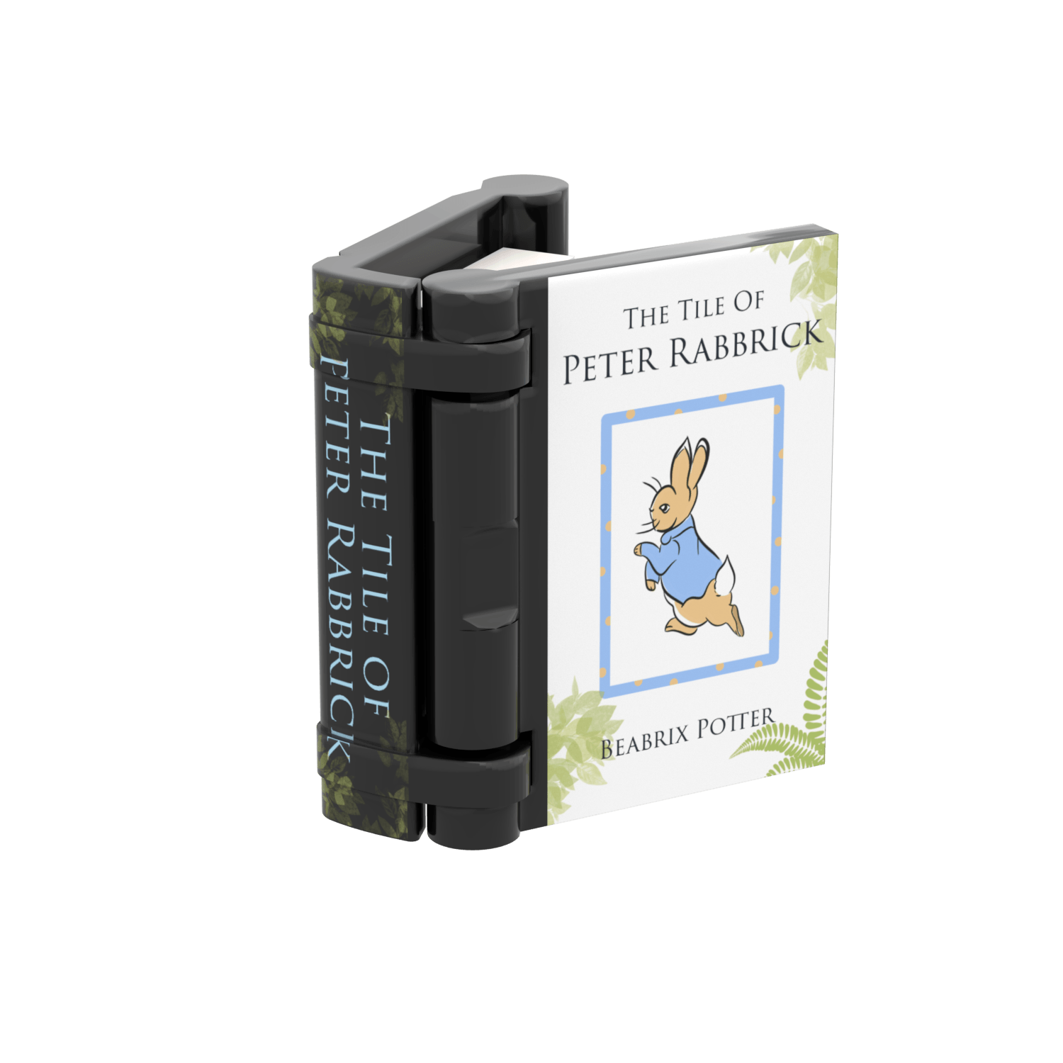 "The Tile of Peter Rabbrick" Book - Custom Printed Minifig Scale - Made using LEGO® Parts