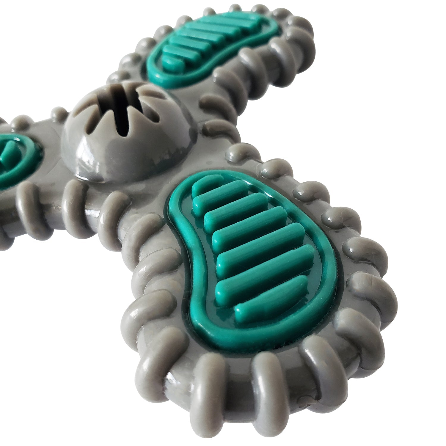 TPR Dental Spinner Dog Chew Toy – Durable Dental Care Fun for Light to Medium Chewers - BIG FRENCHIES