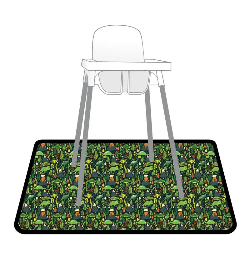 Dino Days Splash Mat - A Waterproof Catch-All for Highchair Spills and More! SALE - BIG FRENCHIES