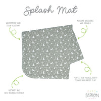 Forest Friends Splash Mat - A Waterproof Catch-All for Highchair Spills and More! - BIG FRENCHIES